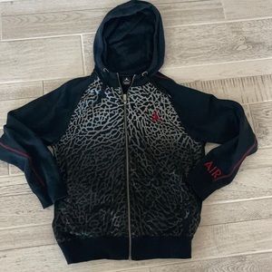 Jordan zip up sweatshirt jacket